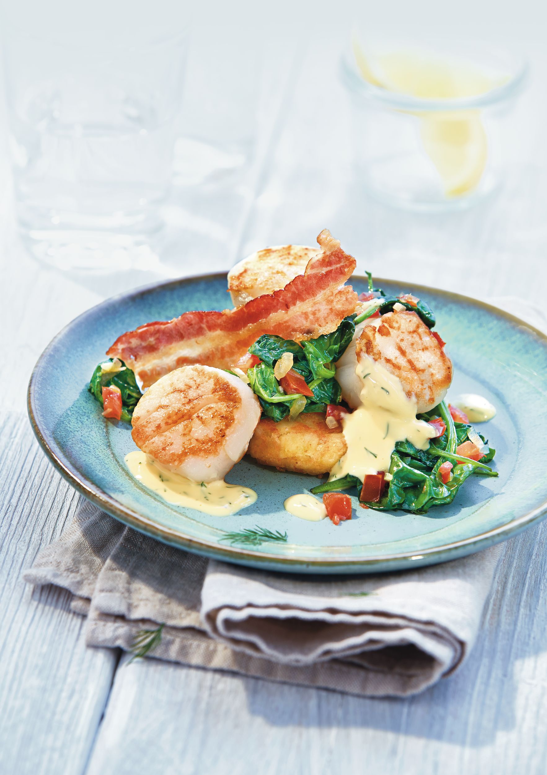 Mermaid Scallops BenedictStyle Rezepte ServiceBund